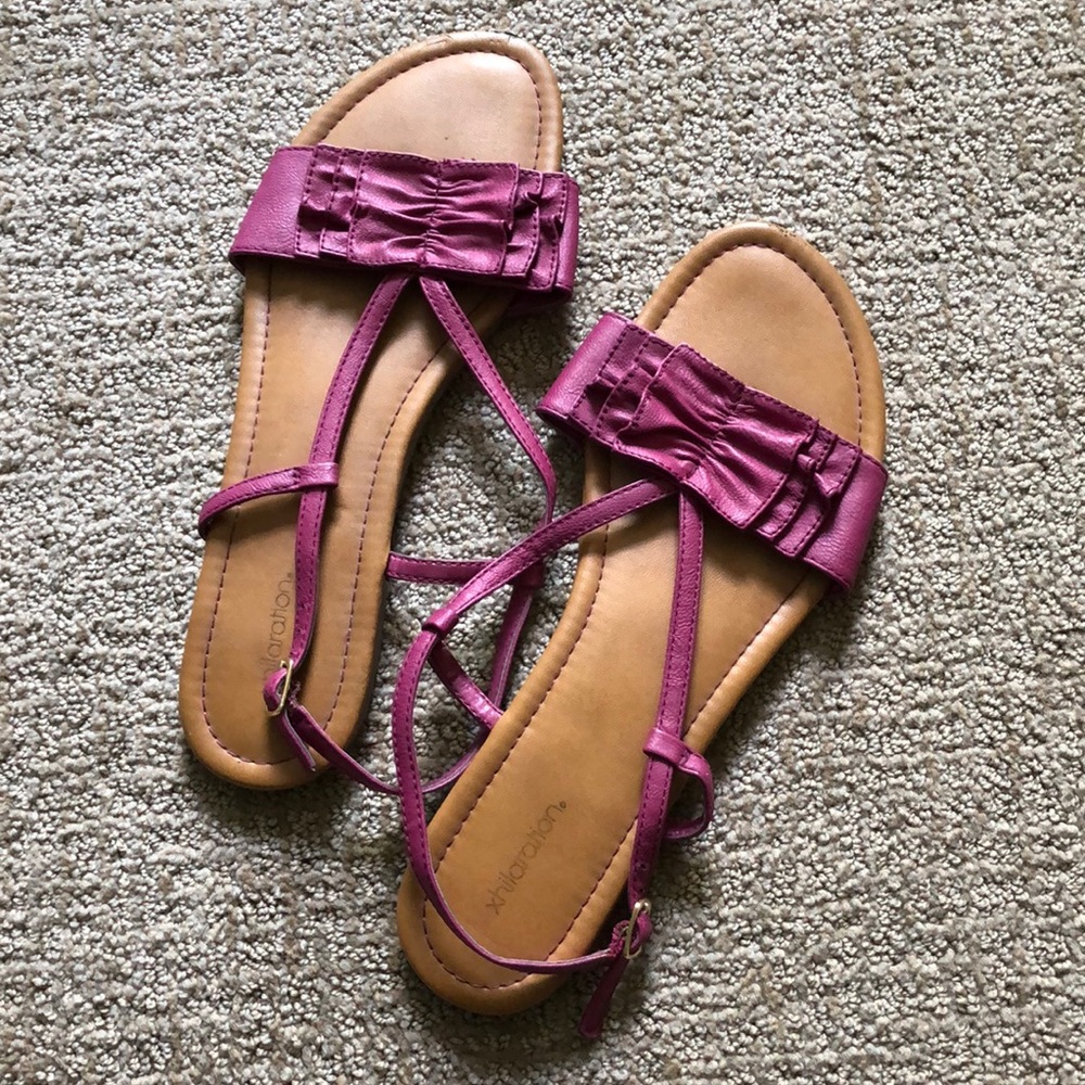 Purple Sandals